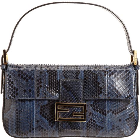 fendi python baguette bag|Fendi python baguette.